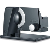 GRAEF Allesschneider SlicedKitchen S11002 schwarz Edelstahl-Wellenschliffmesser und Kindersicherung