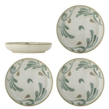 Bloomingville Bethany Teller 4er Set 20,5 cm Steingut botanisch bunt