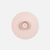 OYOY Toppu Tablett - 27x9 cm, Caramel/Rosa gestreift - als Tortenständer, Tortenplatte, Obstschale