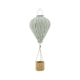 Bloomingville MINI Pomp Mobile, Grün, Heißluftballon klein, Kinderzimmer, Dekoration