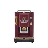 Faber Pro Deluxe 3.0 Cherry Red Messing ESE Pad Kaffeemaschine 44 mm
