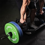 Hantelscheibe 10 kg Gummiert 50 mm Bumper Plate, 2 Stück | HMS CBR10