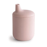 Mushie Silikon-Trinklernbecher, Blush, BPA-frei