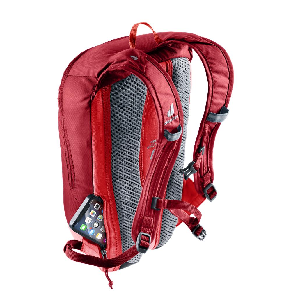 deuter Junior Bike, Fahrradrucksack, masala-cherry (rot), 8L, Kinderrucksack