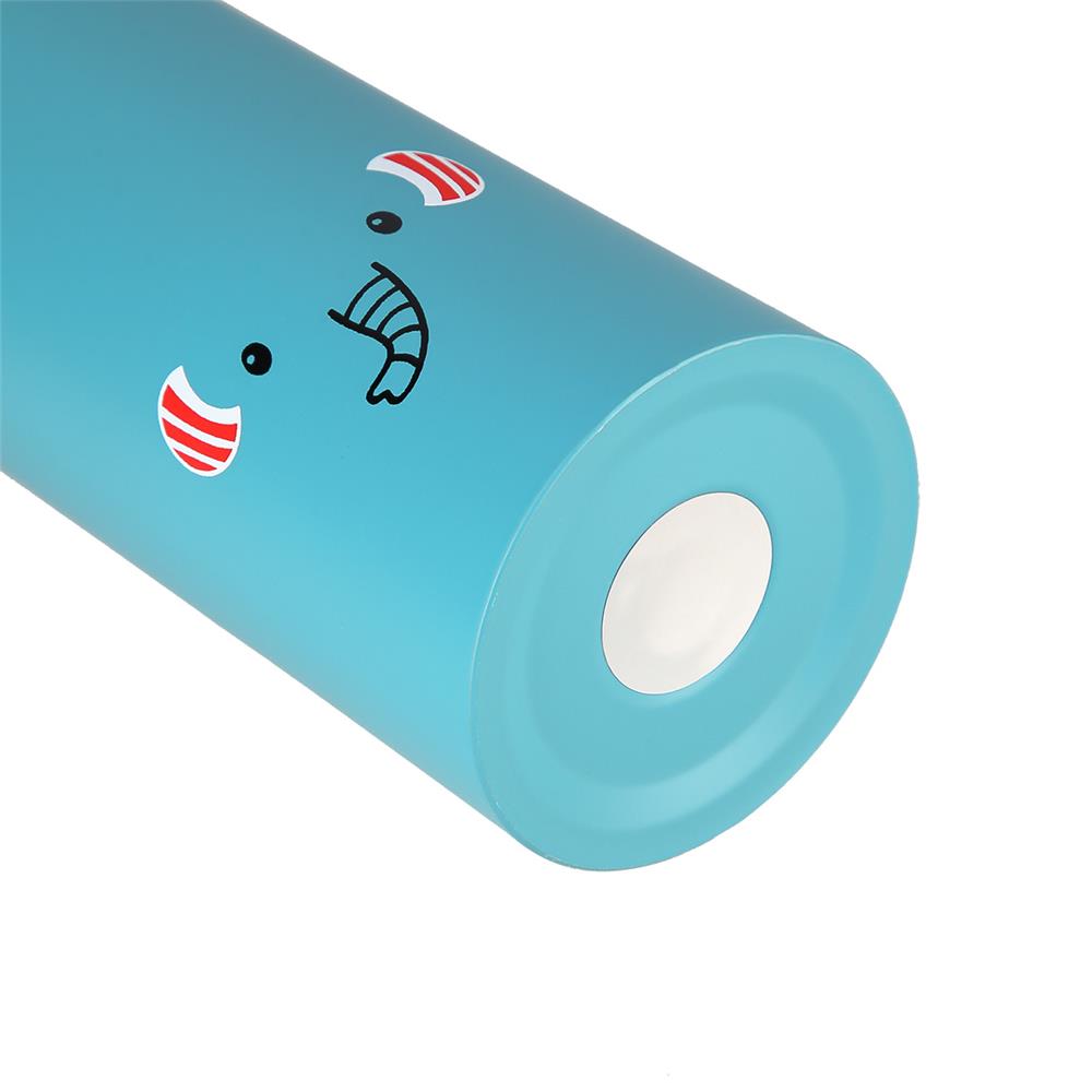 NILS NILS Thermobecher 500 ml Edelstahl blau Elefant auslaufsicher mit Trageschlaufe