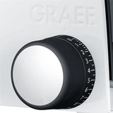 GRAEF Allesschneider SlicedKitchen S11001 weiß mit Edelstahl Wellenschliffmesser und Kindersicherung