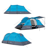 NILS CAMP Voyager Zelt für 4 Personen - Campingzelt mit Vorraum für Outdoor, Trekking & Familie