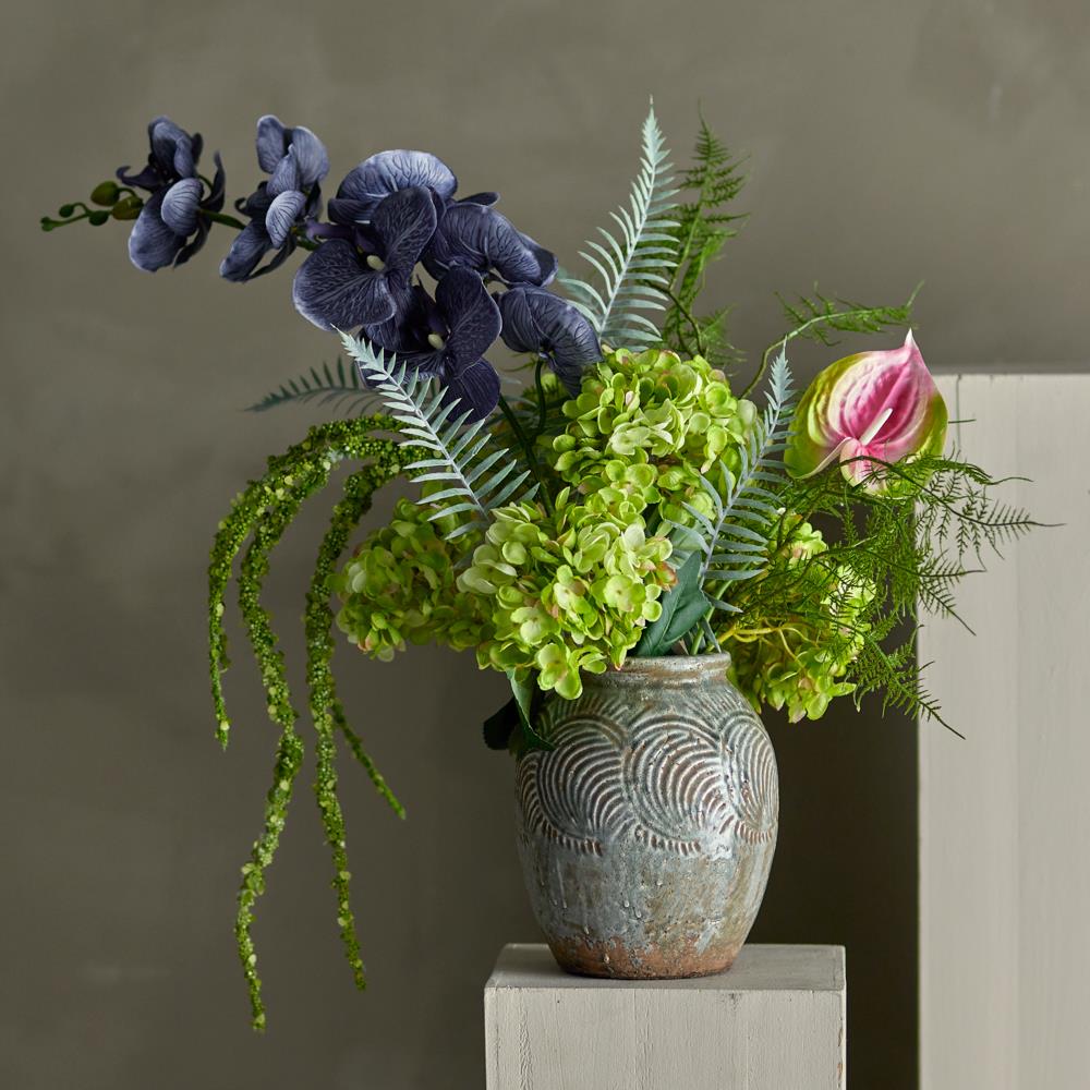 Bloomingville Poetry Blumenstrauß künstlich grün Deko Wohnzimmer Tischdeko Bouquet