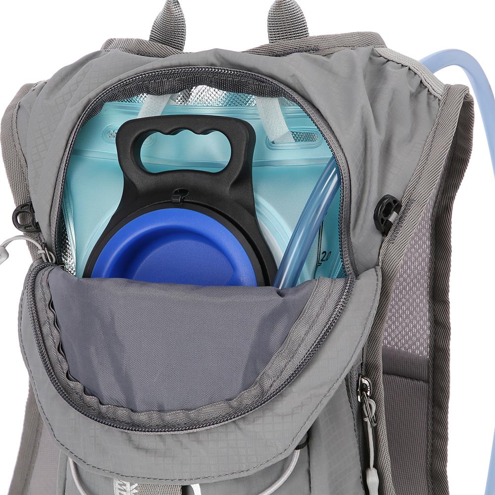 NILS CAMP Trinkblase 2L blau für Rucksack Wandern Fahrrad Outdoor