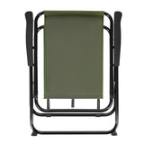 NILS CAMP klappbarer Campingstuhl in Grün - stabiler Outdoor Stuhl für Camping, Garten & Angeln