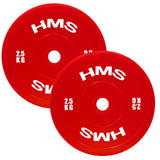 Hantelscheiben 2,5 kg Gewichtheberscheiben 50 mm, 2 Stück | HMS TPP02