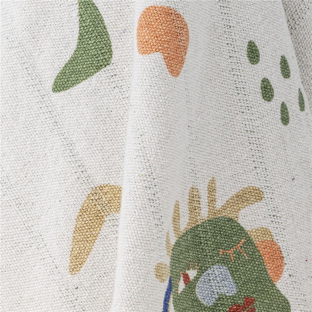 Bloomingville MINI Sylvie Decke Bunt Baumwollmix 160x130cm Kinder