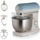 Ariete Vintage Küchenmaschine, Blau, 5,5-L-Schüssel, Knet- und Rührmaschine, Groß