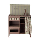 Bloomingville MINI Pippi Mini Ofen Spielküche Holz braun Kinderküche