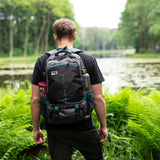 NILS CAMP Trekkingrucksack Range 45L Schwarz - Outdoor Rucksack Wandern Camping