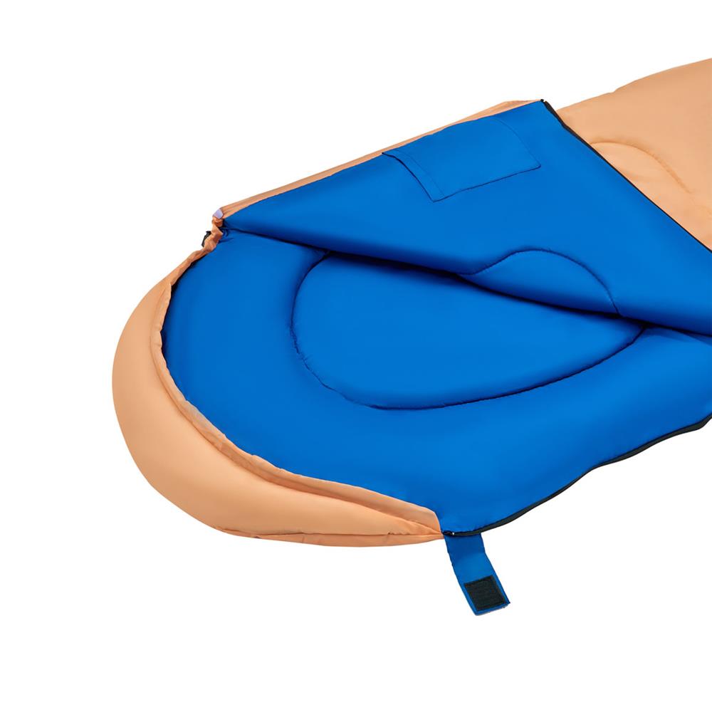NILS CAMP Junior Kinderschlafsack Orange - warmer Schlafsack für Kids, Camping, Reisen & Outdoor