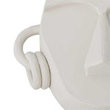Bloomingville Luelle Deko, Weiß, Polyresin L17xH24,5xB14 cm