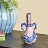 Bloomingville Ryker Kerzenhalter Bunt Steingut Deko 10cm
