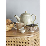 Bloomingville Maple Teekanne, Blau, 900ml, Steingut, dänisches Design