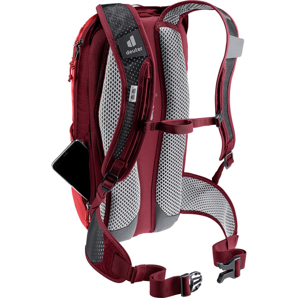 deuter Race 8, Fahrradrucksack, cherry-masala (rot), 8L