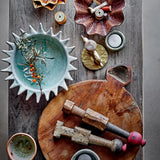 Bloomingville Barac Deko aus recyceltem Holz, braune Unikate im 3er Set