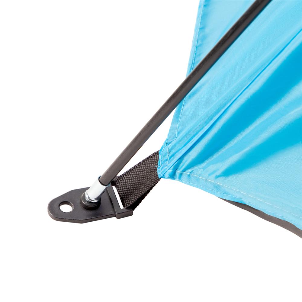 NILS Strandzelt in blau Pop-Up für Strand Camping und Outdoor UV Schutz kompakt