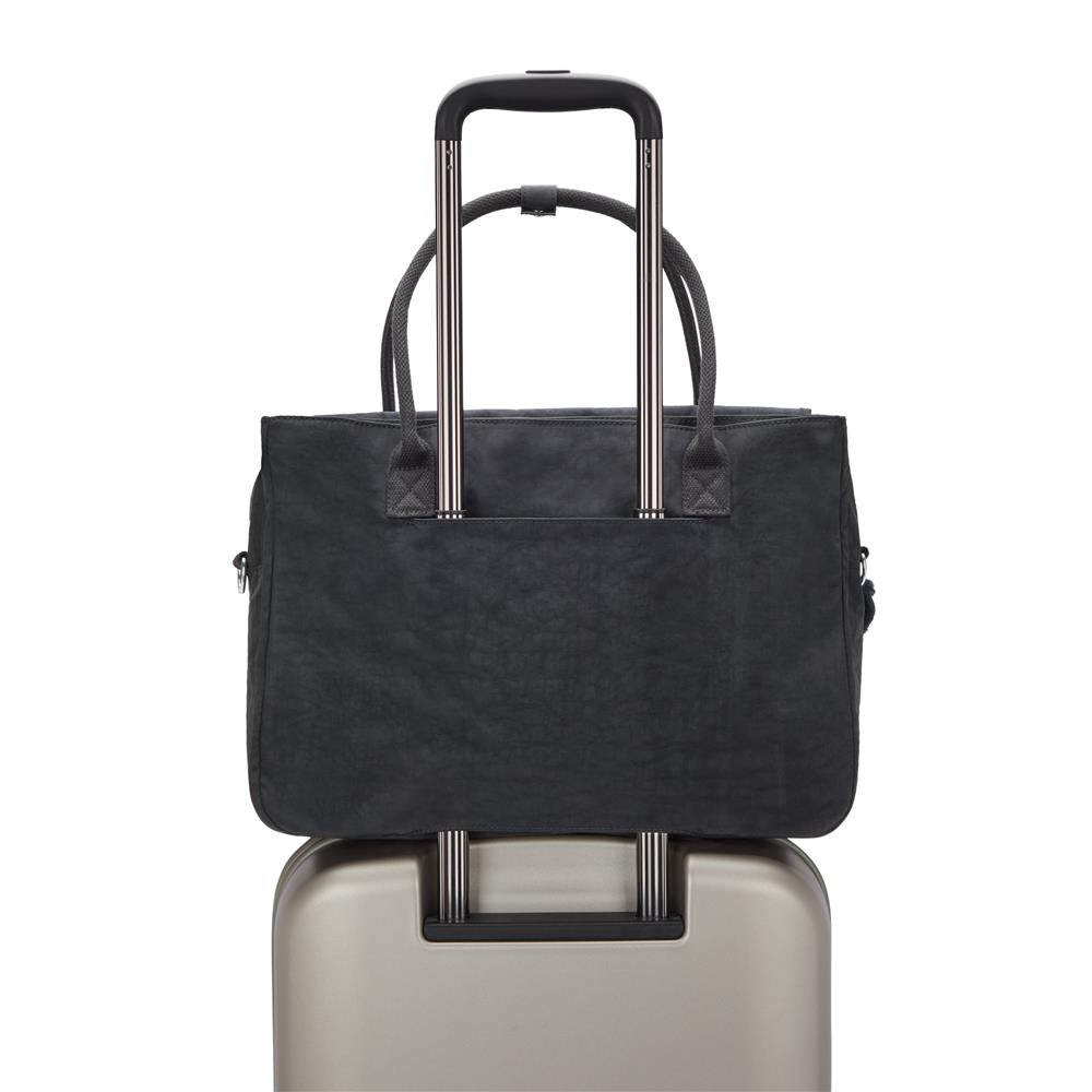Kipling SUPERWORKER, Große Arbeitstasche, Black Noir (schwarz), Schultertasche