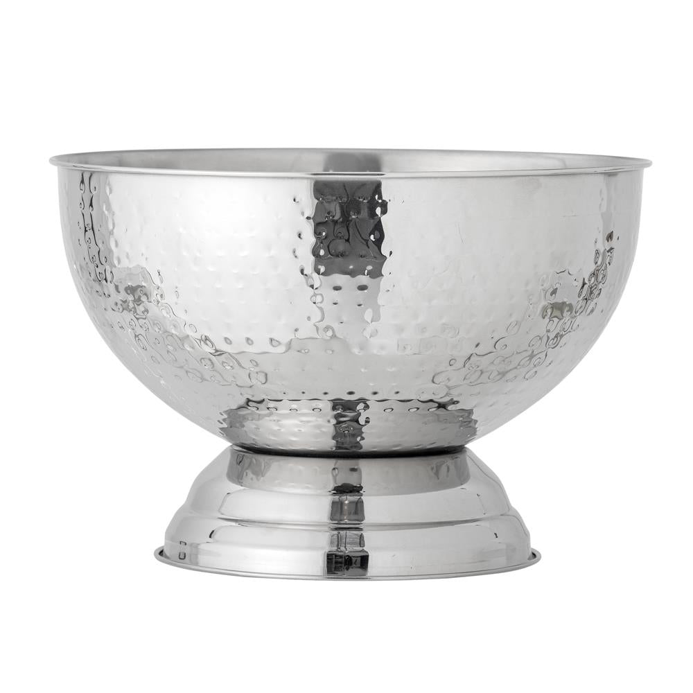 Bloomingville Kaluka Champagnerschale aus Edelstahl in Silber – elegante Getränkeschale für Feiern