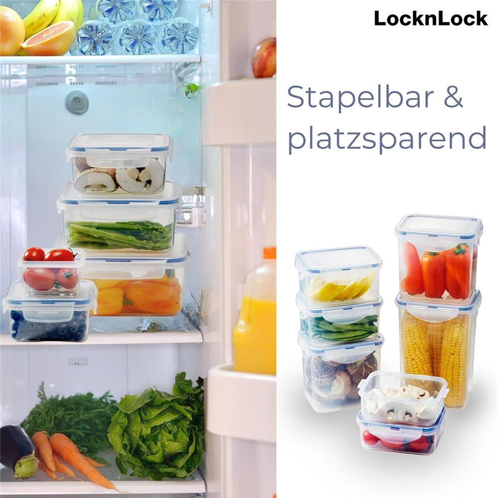 LocknLock Frischhaltedose 1.8L, Luftdicht, Mikrowellengeeignet, Wasserdicht, Gefriergeeignet