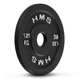 Hantelscheibe 1,25 kg Gusseisen 30 mm Gewichtsscheibe | HMS TCN01