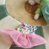 Bloomingville MINI Lara Puppe mit Stoffkoffer aus Polyester, bunt, 6er Set