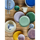 Bloomingville Latina Teller, Gelb, 20 cm, Steingut, dänisches Design