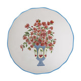 Bloomingville Dorothy Schale aus Steingut in Bunt D28 x H6,5 cm – Servierschale für Tischdeko