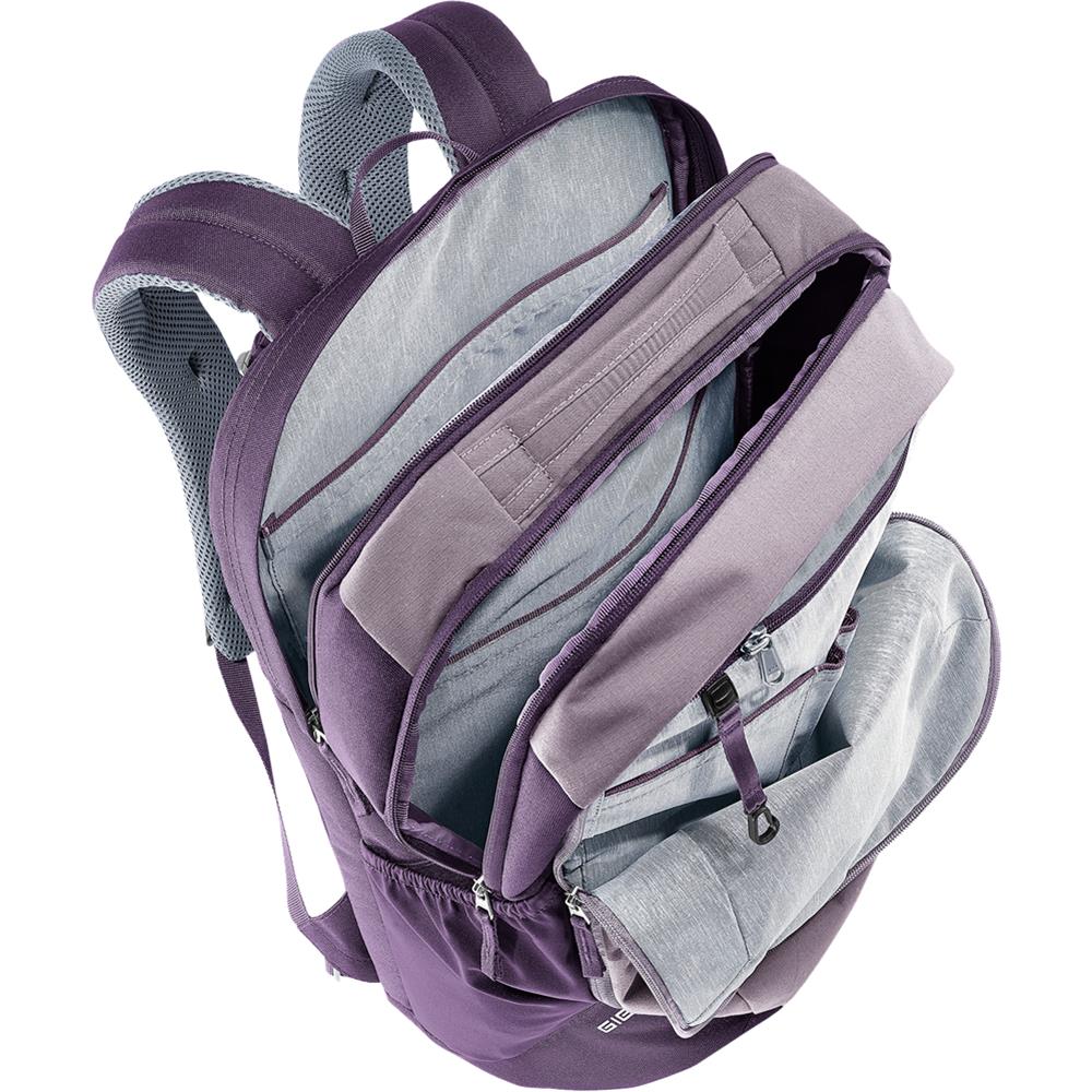 deuter Giga, Lifestyle-Rucksack, lavender-purple (lila), 28L, mit Flaschenhalter und Laptopfach