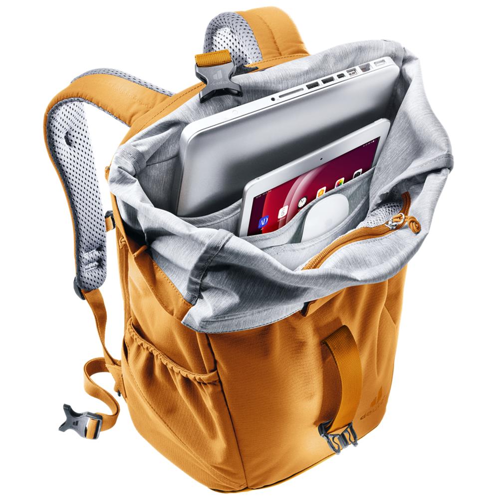 deuter Stepout 22, Rucksack, amber-maple (orange), 22L, mit Flaschenhalter und Laptopfach