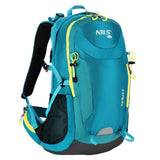 NILS CAMP Trekkingrucksack Rambler 40L in Blau - Outdoor Rucksack mit Belüftung & Regenhülle