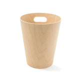 Umbra Woodrow Abfalleimer, Natur/Holz, 7,5 Liter, Zweifarbiger Papierkorb