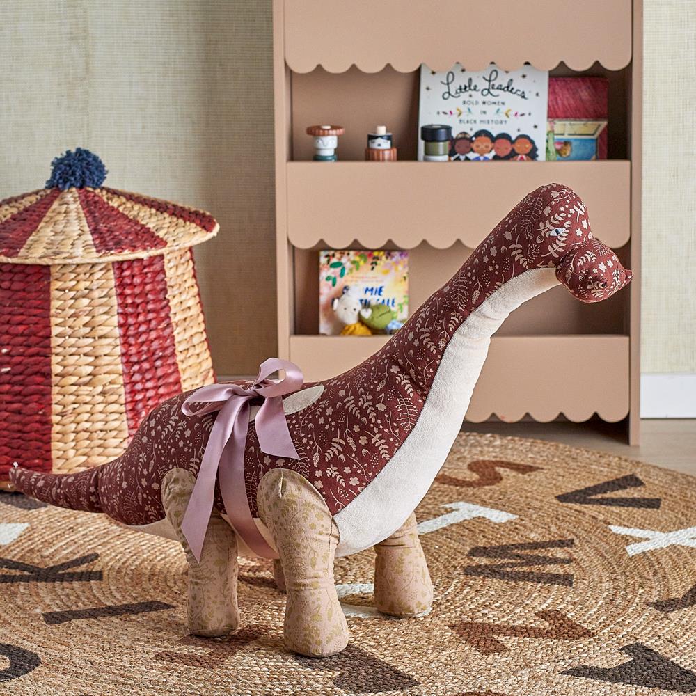 Bloomingville MINI Momo Dinosaurier Plüschtier braun groß Kinderzimmer
