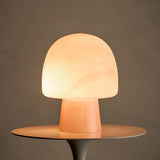 Bloomingville Paddy Tischlampe Rosa Glas 26,5 cm