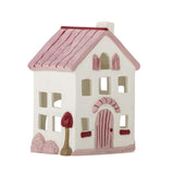 Bloomingville Shirly Teelichthalter Haus Bunt Steingut Weihnachtsdeko