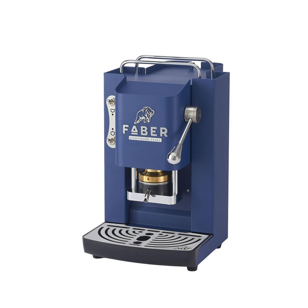 Faber Pro Deluxe 3.0 Navy Blue Chrom ESE Pad Kaffeemaschine 44 mm