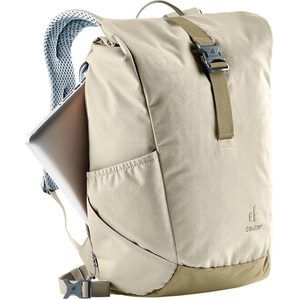 deuter Stepout 22, Rucksack, bone-desert (beige), 22L, mit Flaschenhalter und Laptopfach