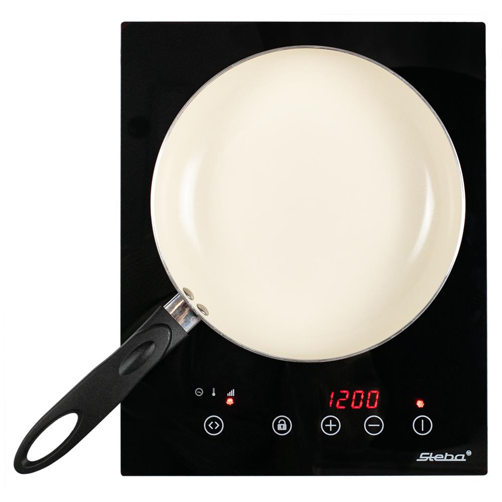 Steba Induktionskochfeld IK 60 E Einbaukochfeld 2000 Watt Glaskeramik