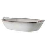 Bloomingville Sandrine Ofenform, Natur, 3,5L, Steingut, dänisches Design