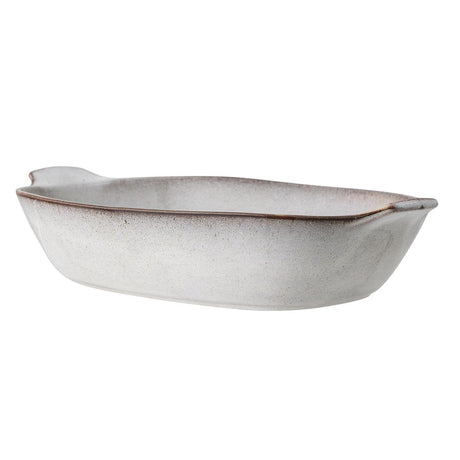 Bloomingville Sandrine Ofenform, Natur, 3,5L, Steingut, dänisches Design