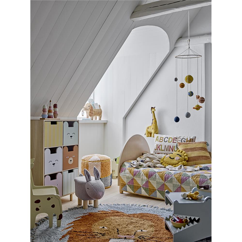 Bloomingville MINI Ibber Stuhl, Grau, Kinderstuhl, Giraffe, Kinderzimmer, dänisches Design