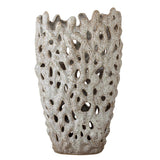 Bloomingville Eunice Deko-Vase Weiß Steingut 22,5x37cm