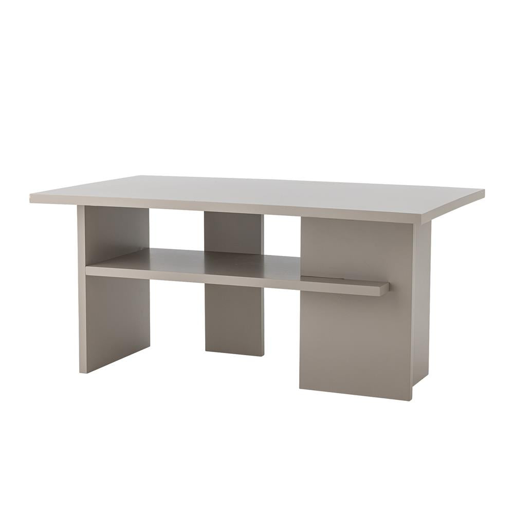 Bloomingville Norvida Couchtisch grau - skulpturaler Wohnzimmertisch aus MDF
