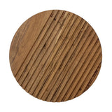 Bloomingville Dotta Schneidebrett, rund, in Braun, aus Mangoholz, 25,5x1,5 cm