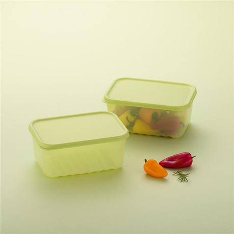 LocknLock Fresh Block Frischhaltedosen 1,5 L 2er Set - Meal Prep Vorratsdose